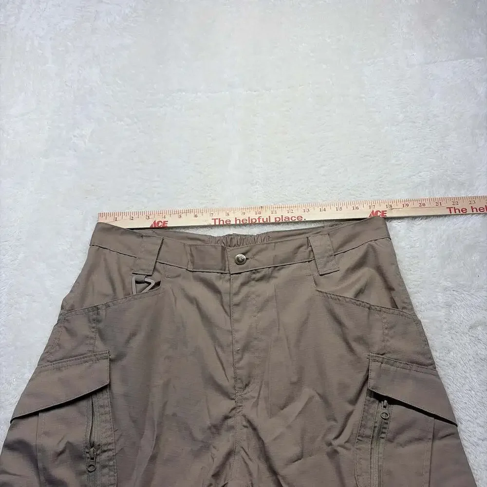 Tactical Pants Khaki Tan Outdoor Hiking Military RipStop Cargo Pants Men’s XXL